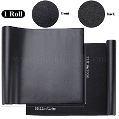 模造革のブックカバー  ノートブックラップ  ブラック  1400x300x0.6mm&nbsp;DIY-WH0491-92A-01