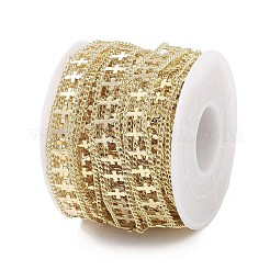 Rack Plating Brass Curb Chains&nbsp;CHC-F018-07G-02