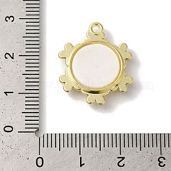 Flower Rack Plating Alloy Pendants&nbsp;FIND-I039-023A-G