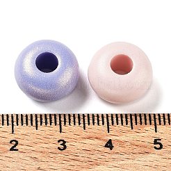 不透明なアクリルビーズ  ロンデル  ミックスカラー  13.5x8mm  穴：5mm  約590個/500g&nbsp;OACR-Z013-31