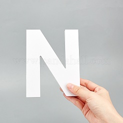 木製の手紙の装飾品  DIYクラフト用  室内装飾  文字.n  N：150x119x15mm&nbsp;WOOD-GF0001-15-14