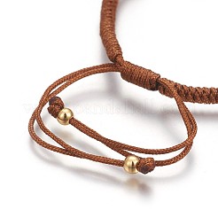 Nylon Cord Braided Bead Bracelets Making&nbsp;BJEW-F360-F09