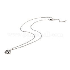 Non-Tarnish Stainless Steel Pendants Necklaces&nbsp;LS-NJEW-K267-01E-P