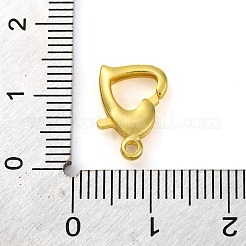 真鍮カニカン  長持ちメッキ  鉛フリー＆カドミウムフリー  ハート  ゴールドカラー  13x9x3mm  穴：1.4mm&nbsp;KK-A230-01A-G
