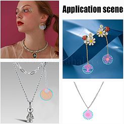 24Pcs 6 Style Ion Plating(IP) 201 Stainless Steel Filigree Pendants&nbsp;STAS-UN0033-12