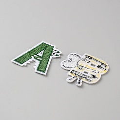 26Pcs Computerized Embroidery Cloth Iron On/Sew On Patches&nbsp;AJEW-TAC0044-01