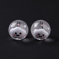 Transparent Glass Beads&nbsp;LAMP-B021-03B-11