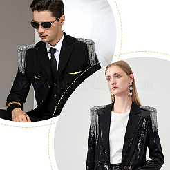 2Pcs Fashionable Tassel Epaulettes&nbsp;FIND-FH0008-80P