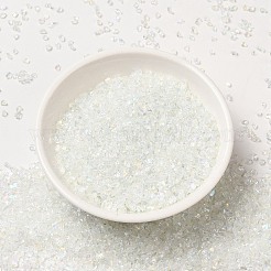 Transparent Electroplate Crushed Glass Craft&nbsp;GLAA-F123-02