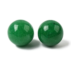 ナチュラルマレーシアジェイドラウンドボールビーズ  宝石の球  穴なし/ドリルなし  16mm&nbsp;G-I174-16mm-10