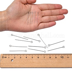 Tarnish Resistant 304 Stainless Steel Eye Pin&nbsp;STAS-E013-0.6x30mm