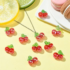 Electroplated Transparent Acrylic Pendants&nbsp;FIND-CJC0022-19