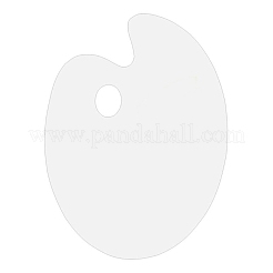 アクリルパレット  塗装用品  オーバル  透明  30x20cm&nbsp;DRAW-PW0001-285B-04