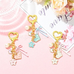 Alloy Enamel Pendant Decorations&nbsp;HJEW-YW00282-01