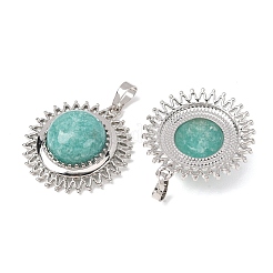 Natural Amazonite Pendants&nbsp;GG-CBA0251-09C-P