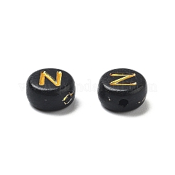 Plating Opaque Acrylic Beads&nbsp;OACR-R005-03N