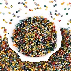 Picasso Baking Paint Glass Seed Beads&nbsp;SEED-N007-37N