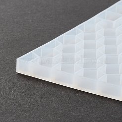 DIYモザイクシリコンモールド  レジン型  粘土工芸の金型ツール  ホワイト  200x133x6mm  内径：3.5~19x3~17mm&nbsp;DIY-P059-10