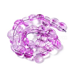 Transparent Glass Imitation Gemstone Beads Strands&nbsp;GLAA-G105-01C