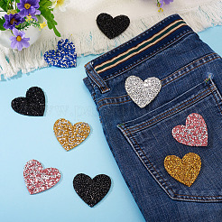 Polyester Hotfix Rhinestone Iron on Patches Applique Patch&nbsp;FIND-TA0002-53D