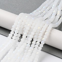 Imitation Jade Glass Beads Strands&nbsp;X-EGLA-A034-J4mm-MB05