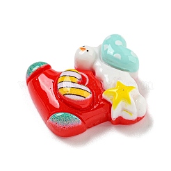Christmas Opaque Resin Decoden Cabochons&nbsp;RESI-U006-04C