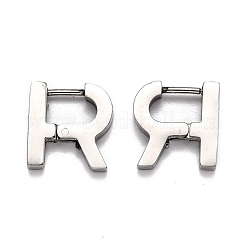 Tarnish Resistant 304 Stainless Steel Huggie Hoop Earrings&nbsp;STAS-H156-13P