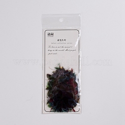 植物をテーマにした防水自己粘着スタンピングステッカーセット  diyハンドアカウントフォトアルバム装飾ステッカー  フルーツの模様  65~99x53~65mm  40個/袋&nbsp;DIY-WH0163-08B