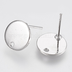 Brass Stud Earring Findings&nbsp;KK-T029-118P