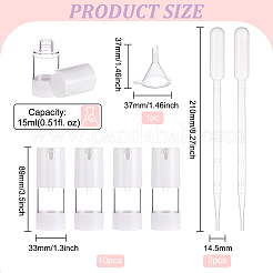 10Pcs Plastic Empty Refillable Airless Pump Bottle&nbsp;CON-BC0006-93