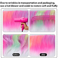 1Pc Artificial Wool Fabric for Christmas&nbsp;AJEW-GF0011-13C