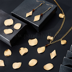 24Pcs 6 Style 304 Stainless Steel Pendants&nbsp;STAS-UN0040-44