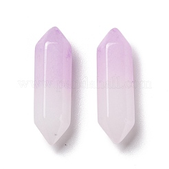 Natural Purple White Jade Healing Stones&nbsp;G-K330-65