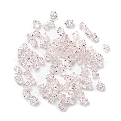 ガラスビーズ100個1セット  三角ビーズ  ダイヤモンドビーズ 透明の尖ったビーズ  貝殻色  3x3x2mm  穴：0.8mm  約100個/セット&nbsp;LS-GLAA-D300-02A