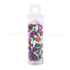 7 Bottles DIY Glass Seed Beads Sets&nbsp;DIY-N006-01A