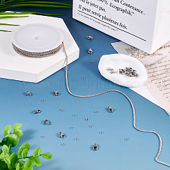 DIY Brass Twisted Chains Necklaces/Bracelets Making Kit&nbsp;DIY-TA0011-10