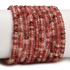 天然アンデシン長石ビーズの連  多面カット  ロンデル  4x2mm  穴：0.7mm  約185~188個/連  14.61~14.84インチ（37.1~37.7cm）&nbsp;GG-CBAA9B4-C02-03