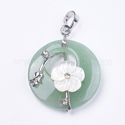 Natural Green Aventurine Pendants&nbsp;G-F546-A06