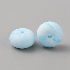 Rondelle Food Grade Eco-Friendly Silicone Beads&nbsp;SIL-TAC0010-04F