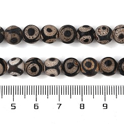 Tibetan Style dZi Beads&nbsp;G-K166-02-8mm-L3-01