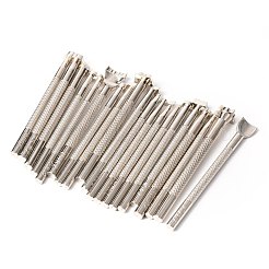 レザーカービング印刷ツールセット  DIYベルトの  木製の手工芸品の印刷  プラチナ  10.9x0.95x0.65cm  20個/セット&nbsp;TOOL-H007-01P