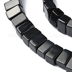 Natural Dyed & Heated Black Onyx Beads Strands&nbsp;G-C135-O01-01