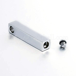 Non-Tarnish 304 Stainless Steel Urn Ashes Pendants&nbsp;BOTT-PW0001-094