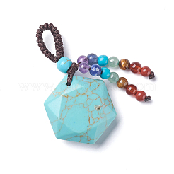 Chakra Hanging Ornament&nbsp;HJEW-K032-05G