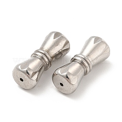 変色しない304ステンレススチールのネジ留め  コラム  ステンレス鋼色  15x6.5mm  穴：0.9mm&nbsp;STAS-D246-02P