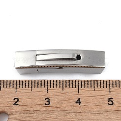 変色しない316ステンレススチール製バヨネット留め具  ステンレス鋼色  29x6x7mm  穴：4x4mm&nbsp;STAS-K282-08C-P