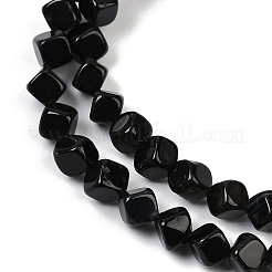 Natural Black Onyx(Dyed & Heated) Beads Strands&nbsp;G-A257-A01-01