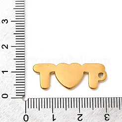 304 Stainless Steel Pendants&nbsp;STAS-Z157-03G