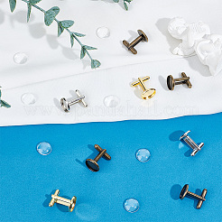 DIY Blank Dome Cufflinks Making Kit&nbsp;DIY-GO0001-40