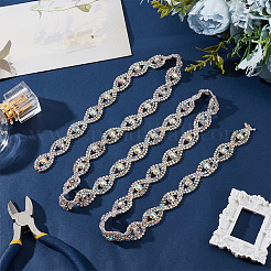 1 Yard Iron Rhinestone Cup Chains&nbsp;DIY-BC0016-30